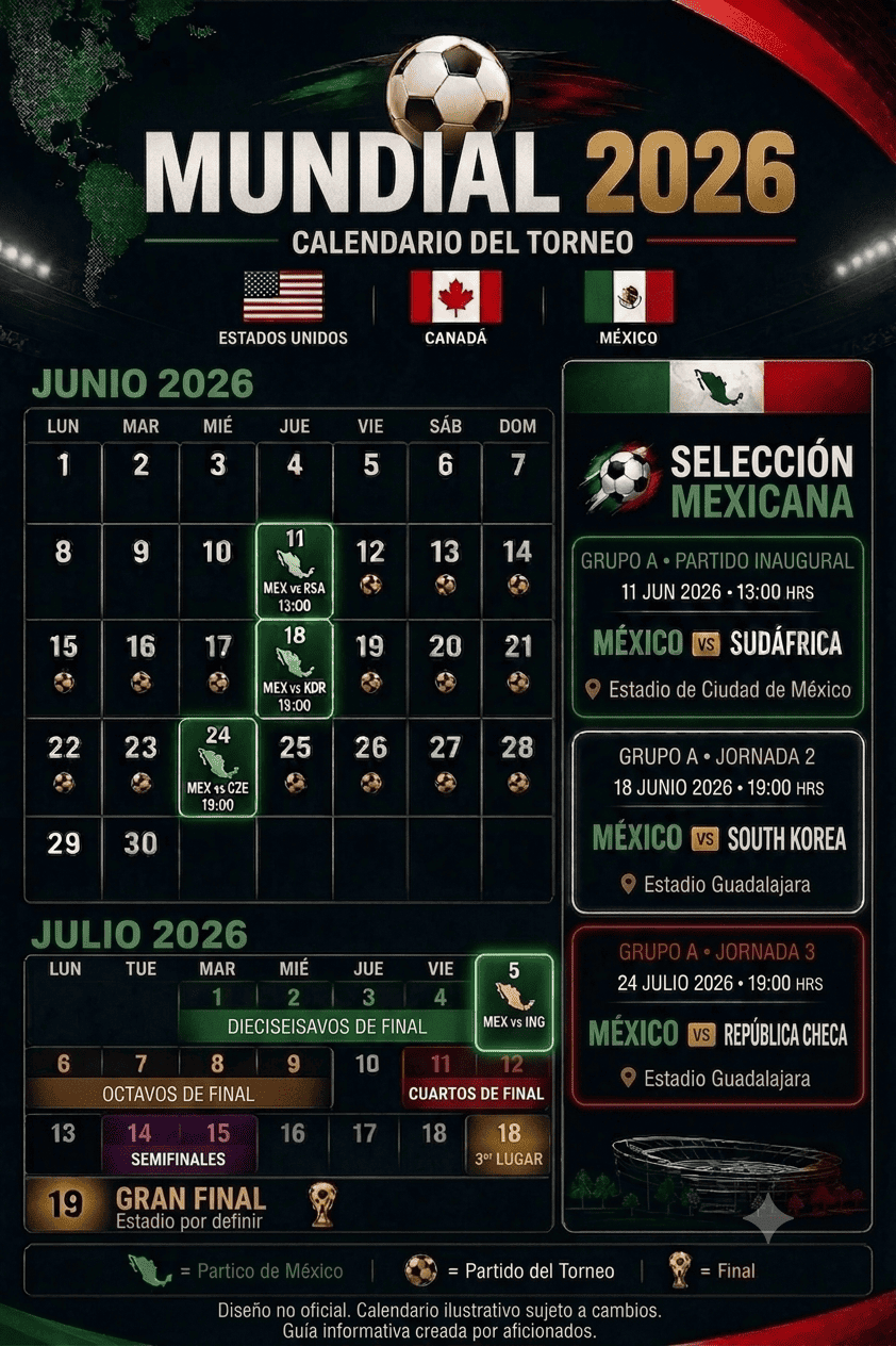 Calendario Mundialista